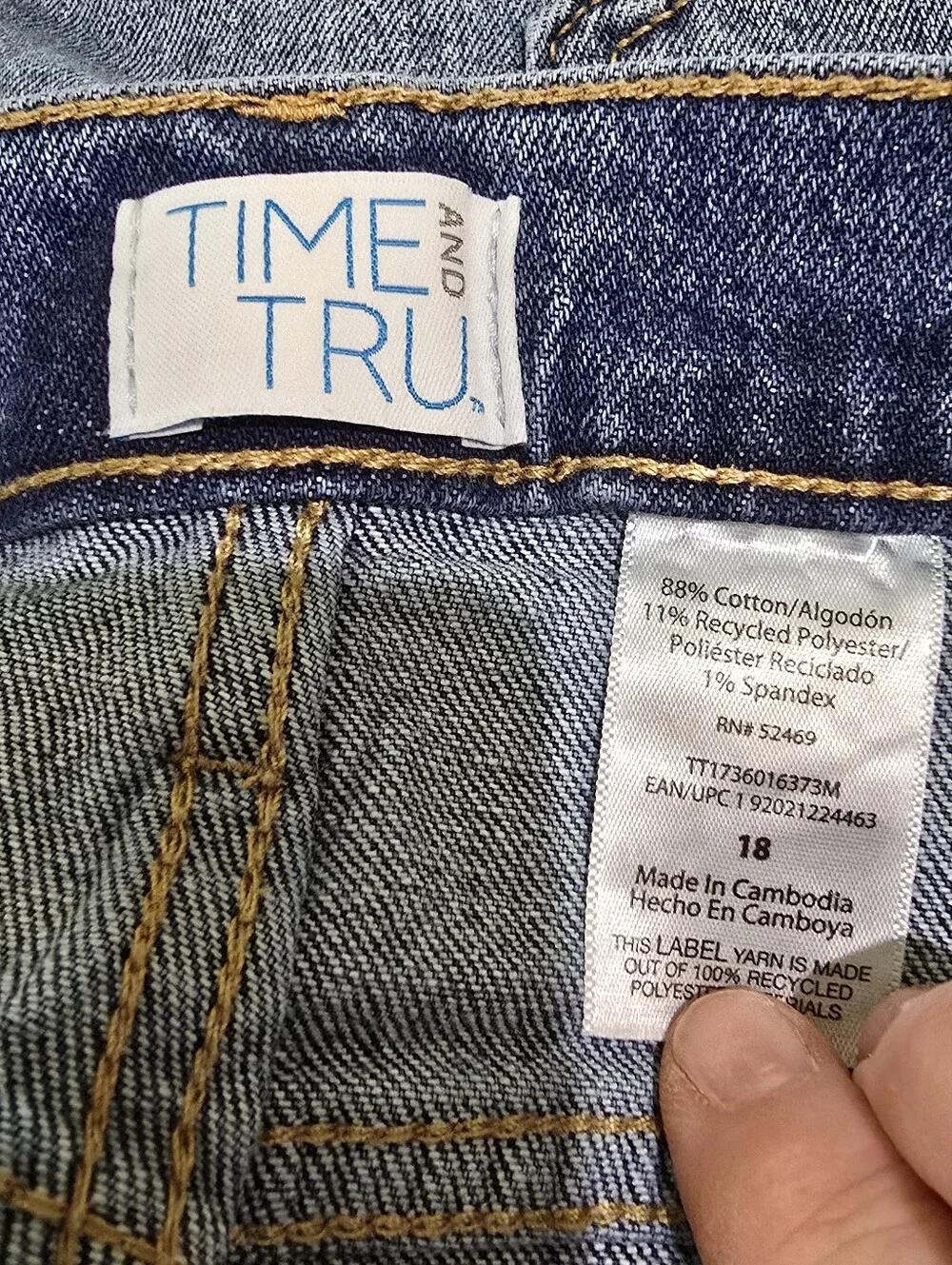 Time and Tru only worn